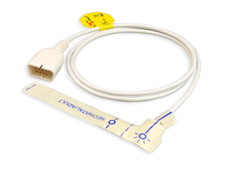 TL-273T SpO2 Sensor Nihon Kohden, MedLinket, 0.9m, Multi-Patient Use ...